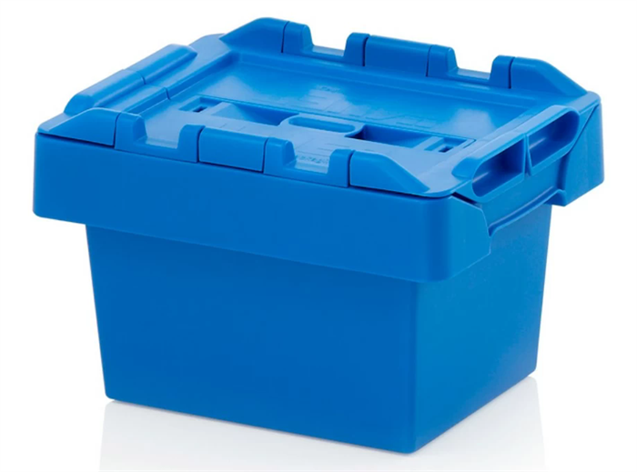 Дигрус Ящик сплошной 300х200х190 мм, объем 11.4 л., с крышкой синий ЯС-3219К-Син/Д ЯС-3219К-Син/Д