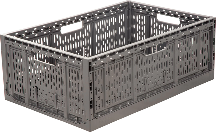 Дигрус Ящик перфорированный 600х400х220, серый  ЯП-F6422-С/Д ЯП-F6422-С/Д