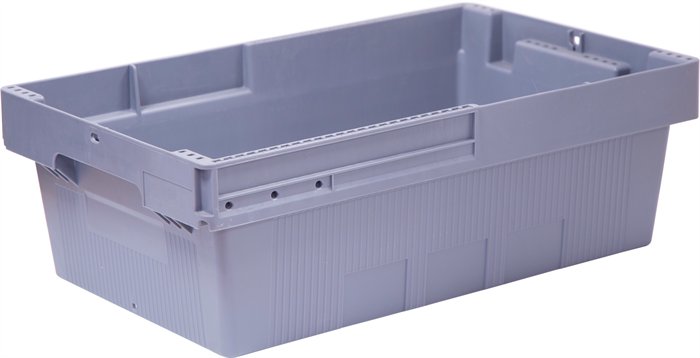 Дигрус Ящик пластиковый сплошной 490х300х160 мм, объем 23.52 л., серый. ЯПС-49316ФБ-С/Д ЯПС-49316ФБ-С/Д
