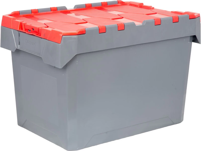 Дигрус Ящик сплошной 600х400х400 мм с крышкой, серый ЯСК-6440МП-С/Д ЯСК-6440МП-С/Д