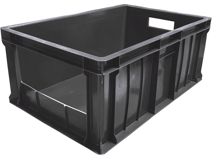 Дигрус Ящик сплошной 600х400х250 с вырезом черный ЯСВ-6425-Ч/Д ЯСВ-6425-Ч/Д