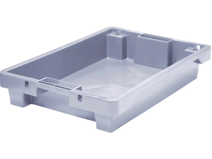 Дигрус Ящик полимерный 600х400х100 сплошной с отверстиями, серый ЯСП-6410-ОС/Д ЯСП-6410-ОС/Д