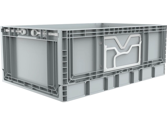 Дигрус складной ящик сплошной 600х400х230 серый ЯС-6423-СС/Д ЯС-6423-СС/Д