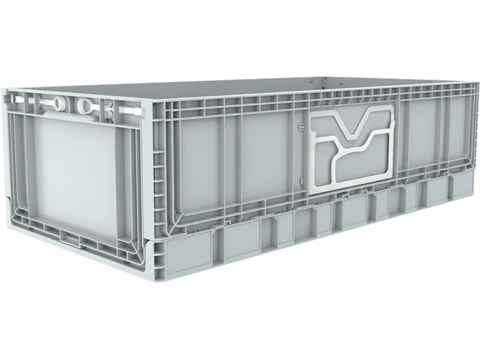 Дигрус складной ящик сплошной п/п 800х400х230 серый ЯС-8423-СС/Д ЯС-8423-СС/Д