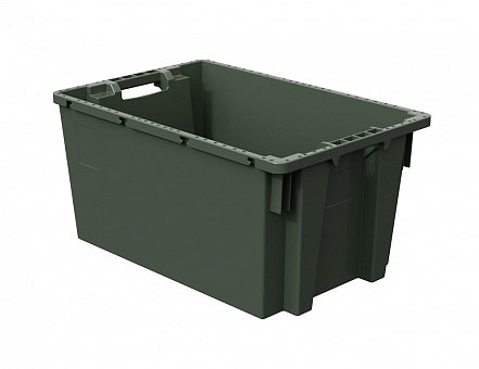 Дигрус ящик универсальный поворотно-вкладываемый 600х400х300 с зацепами для пакетов ЯУПВ-600х400х300-ЗП/Д