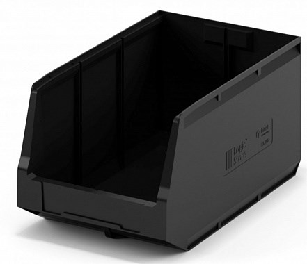 Дигрус Складской лоток 500х300х250 черный арт СЛ-50х30х25-Ч/Д СЛ-50х30х25-Ч/Д