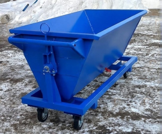 Дигрус Контейнер самоопрокидывающийся Ю-150К мобильный YU-150K-M