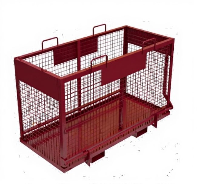 Дигрус Контейнер сетчатый с откидным дном КСД-1200 для погрузчика 1,2 м3 KSD-1200-1-2