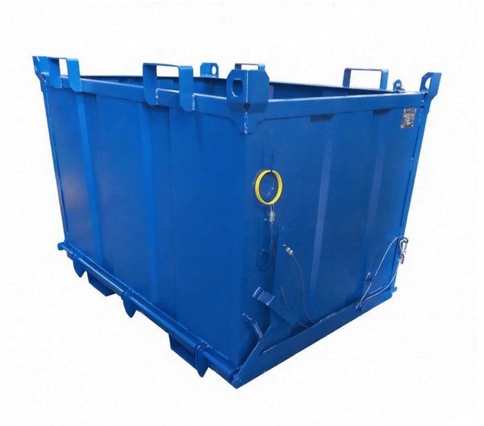 Дигрус Контейнер с откидным дном КОД-1150Н с нижними направляющими под погрузчик KOD-1150N