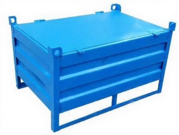 Дигрус Тара металлическая ТМ-2171 с крышкой 1040х1240х1000 мм TM-2171-1040-1240-1000