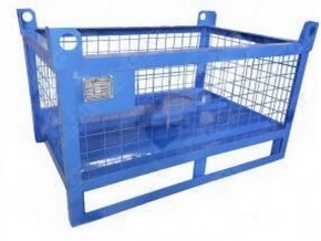 Дигрус Тара металлическая ТМ-401-1 с сетчатыми бортами 840х640х650/730 мм TM-401-1