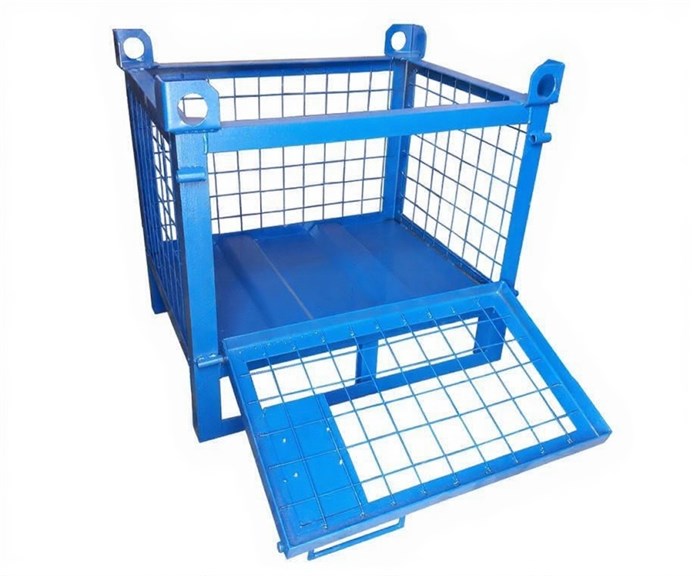 Дигрус Тара металлическая сетчатая ТМ-601Б-05 с откидным бортом 840х640х730 мм TM-601B-05