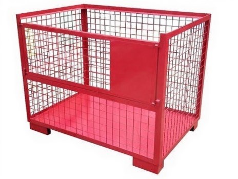 Дигрус Тара металлическая производственная с откидным бортом TMP-OB-1200-800-1000