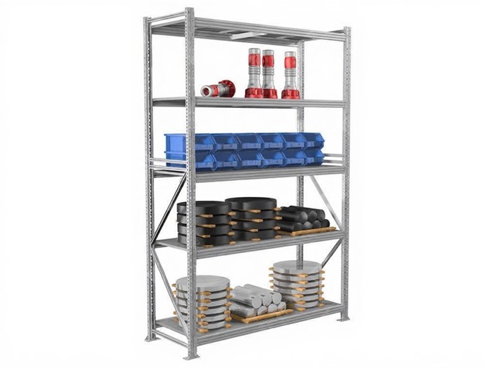 Дигрус Стеллаж железный MS Pro 300/150x80/5 MS-PRO-300-150-80-5