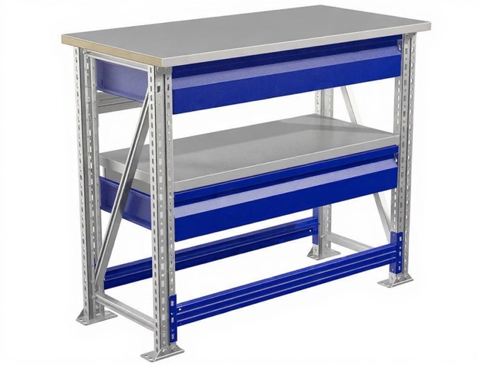 Дигрус Верстак слесарный металлический MT 100.MF1/MF1.201 MT-100-MF1-MF1-201