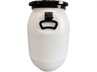 Бочка 50 л Дигрус п/э с крышкой винтовой с ручками 380х380х595 белая БК-ВР-50-Б/Д БК-ВР-50-Б/Д