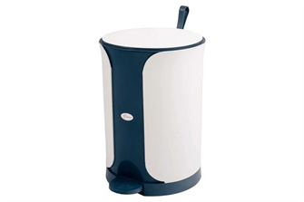 {{photo.Alt || photo.Description || 'Бак Дигрус 18 л, с педалью, с крышкой, бело-синий Б-18-БС/Д'}}