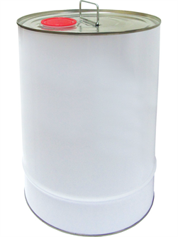 Дигрус Барабан металлический 20 литров с ребром белый  БМ-20-Б/Д БМ-20-Б/Д