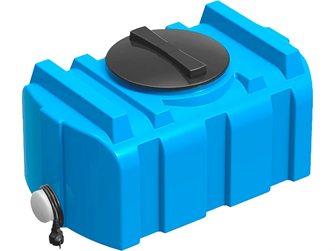 Дигрус Пластиковый бак для душа 100 литров с подогревом,синий Бд.100-С/Д-П.д Бд.100-С/Д-П.д