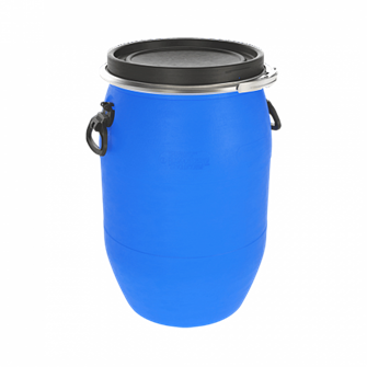 Дигрус Бочка пластиковая 65 литров с металлическим обручем синяя БП-65-МОС/Д БП-65-МОС/Д