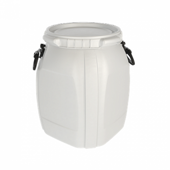 Дигрус Бочка пластиковая 52 л Quadro с резьбовой крышкой белая БП-52-РКБ/Д БП-52-РКБ/Д