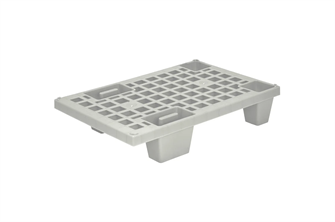 Паллет Дигрус 600х400х130 (перфорированный на ножках) серый П-60.40.13-ПнСер/Д П-60.40.13-ПнСер/Д