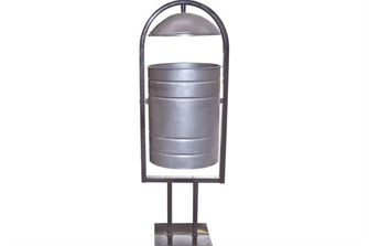 Урна Дигрус без пепельницы 30 литров  серебро У30-С/Д У30-С/Д