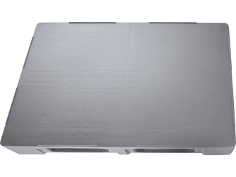 Дигрус Паллет полимерный 1200х800х160 сплошной, на 3-х полозьях, усиленный арт ПП-120х80х16-СУС/Д ПП-120х80х16-СУС/Д