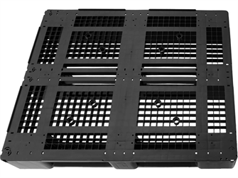 Дигрус Паллет п/э 1200х1000х150 перфор, на 3 полозьях Ппэ-120х100х15-ПЧ/Д Ппэ-120х100х15-ПЧ/Д