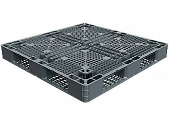Дигрус Паллет 1050х1050х120 перфорированный, на 6 полозьях цв. серый арт ПП-10х10х12-С/Д ПП-10х10х12-С/Д