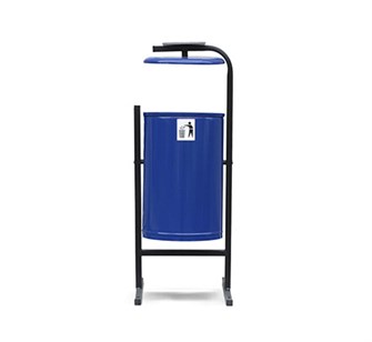 Урна Дигрус металлическая уличная 21 л круглая с пепельницей описание арт УМУ-21-КП/Д УМУ-21-КП/Д