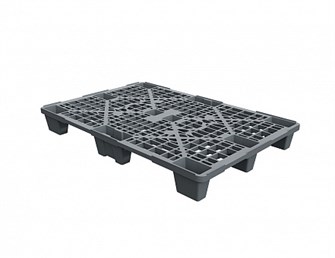 Дигрус Поддон перфор пластиковый 1200х800х140 на ножках серый арт ППП-120х80х14-НС/Д ППП-120х80х14-НС/Д