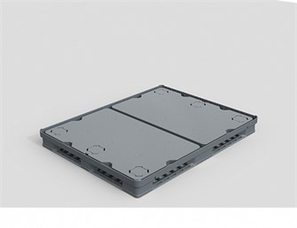 Поддон для контейнера Polybox Дигрус 1470х1140х180 арт ПКРР-147х114х18-С/Д ПКРР-147х114х18-С/Д