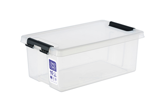 Дигрус Ящик Rox Box 400х225х150 с крышкой на клипсах  объем 10  прозрачный  RBH10-П/Д RBH10-П/Д