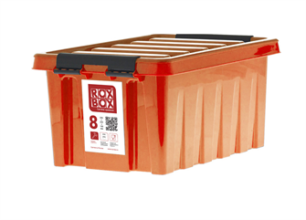 Дигрус Ящик Rox Box сплошной 335×220×155 мм  объем 8 л  оранжевый RB8-О/Д RB8-О/Д