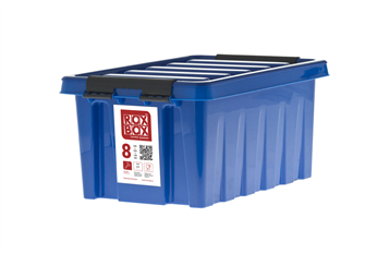 Дигрус Ящик Rox Box сплошной 335×220×155 мм  объем 8 л   синий RB8-С/Д RB8-С/Д