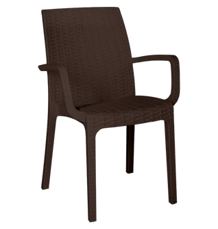 Стул РАТТАН Коричневый 13745