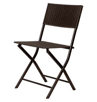 Набор из 2-х складных стульев РАТТАН Коричневый 13748