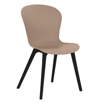 Стул ЛОФТ с пластиковыми ножками Какао 13753