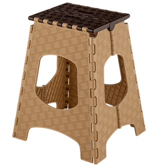 Табурет складной большой Бежевый 13792