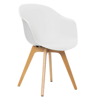 Кресло ЛОФТ с деревянными ножками 13799