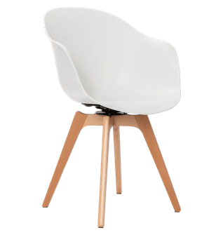 Кресло ЛОФТ с деревянными ножками крутящийся 13800