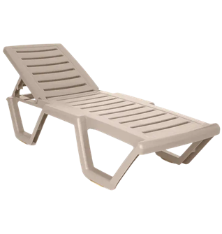 Шезлонг АТЛАНТ серый 13818