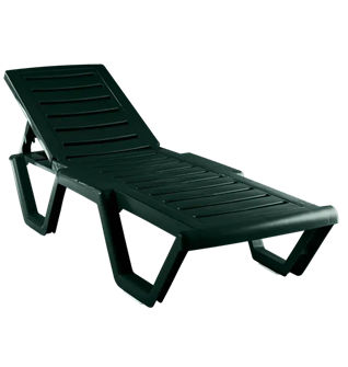 Шезлонг АТЛАНТ темно-зеленый 13820