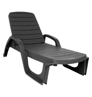Шезлонг ПРОВАНС антрацит 13822