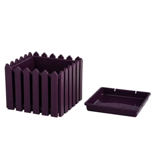 Кашпо квадратное среднее ЛАРДО 13932