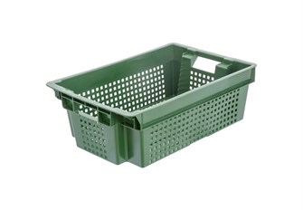 Ящик Дигрус 600х400х200 1,4кг. зелёный Я-60.40.20-З/Д (дно перфорированное) Я-60.40.20-З/Д