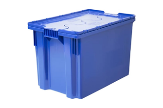 Ящик Дигрус п/э с крышкой сплошной 600х400х350 синий Я/СПЛ-6435-КР-С/Д Я/СПЛ-6435-КР-С/Д
