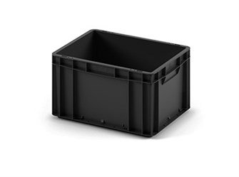 {{photo.Alt || photo.Description || 'Дигрус Пластиковый ящик(евроконтейнер) 400х300х220   черный с гладким дном  EC4322-ЯЧ/Д'}}