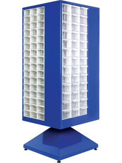 Дигрус Ящик сплошной 670×670×1700 мм, синий DG1054MT4-K